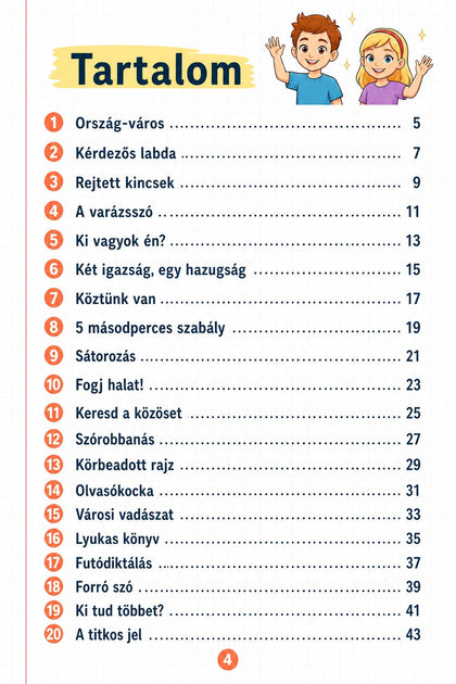 20 játék az osztályteremben — belső oldal