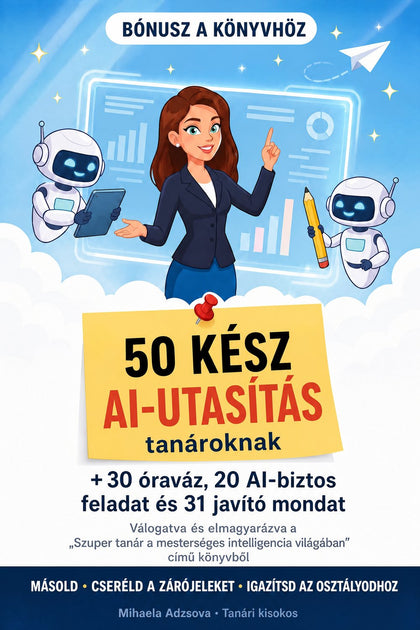 50 kész AI-utasítás tanároknak — borító