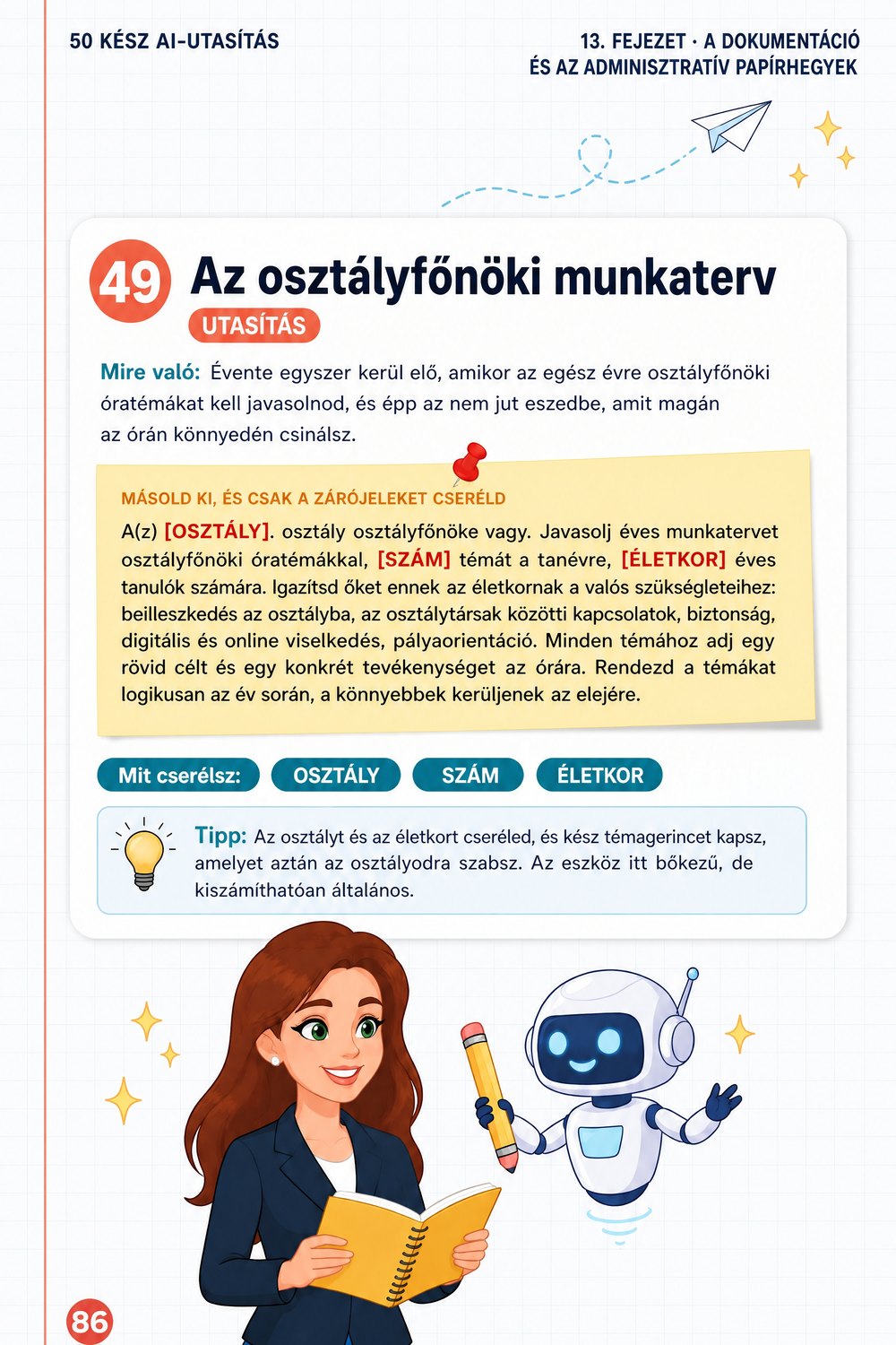 50 kész AI-utasítás tanároknak — oldal 5