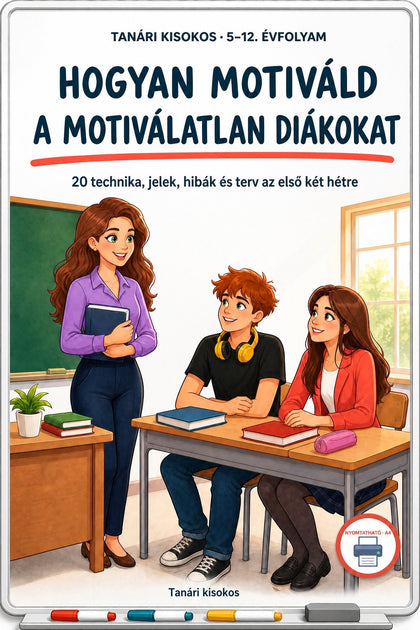 Hogyan motiváld a motiválatlan diákokat — borító
